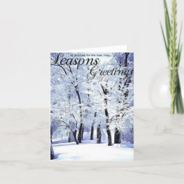 冬の季節の挨拶 シーズンカード