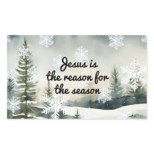 冬の季節はイエス様が原因