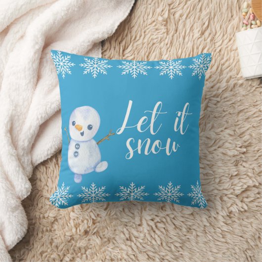 冬の季節 クッション (ブランケット)