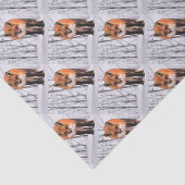 冬の孤の包装紙、森林ギフト用包装紙 薄葉紙 (詳細)