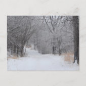 冬の孤独 ポストカード (正面)