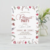 冬の実とホーリーの退職パーティー 招待状 (スタンド正面)