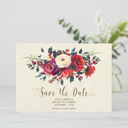 冬の実の結婚式 Save the Date ご案内 セーブザデート (スタンド正面)