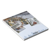 冬の家と雪景色のノートパッド ノートパッド (アングル)