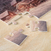 冬の家の森 – John 14:27 Bible Verse ジグソーパズル (側面)