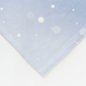 冬の家族のモダンクリスマス14写真コラージュ フリースブランケット (角)