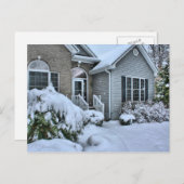 冬の家 ポストカード (正面/裏面)