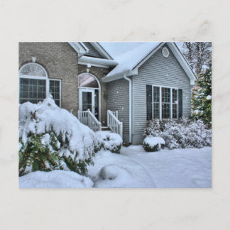 冬の家 ポストカード
