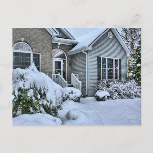 冬の家 ポストカード (正面)