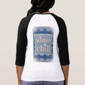 冬の寒さのトップ パーカ (裏面)