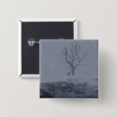 冬の寒さのボタン 缶バッジ (正面&裏面)