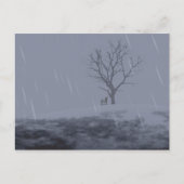 冬の寒さのポストカード ポストカード (正面)