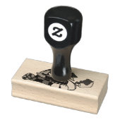 冬の小さな子犬 ラバースタンプ (スタンプ)