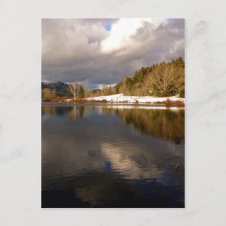 冬の小さな長池 ポストカード