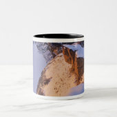 冬の小ミズーリ川 ツートーンマグカップ (中央)