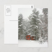 冬の小屋 ポストカード (正面/裏面)