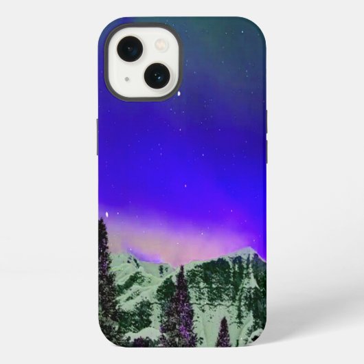 冬の山々 iPhoneケース (裏面)