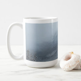 冬の山道の雪景色 コーヒーマグカップ