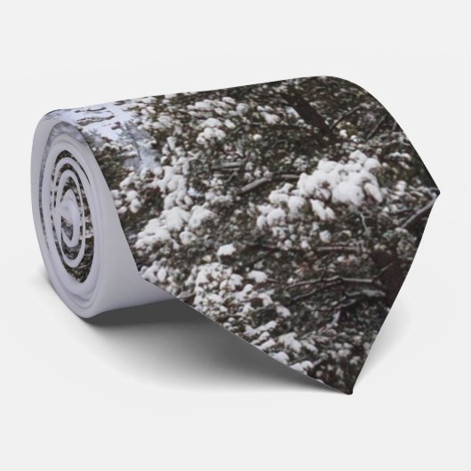 冬の山雪 ネクタイ (ロール)