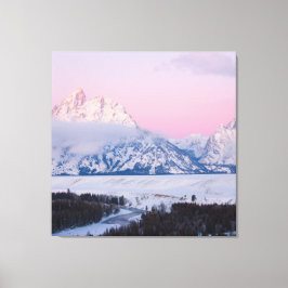 冬の山 キャンバスプリント