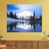 冬の山 キャンバスプリント (インサイチュ (リビング))