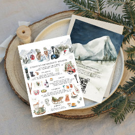 冬の山 |スキーバチェロレッテ 招待状