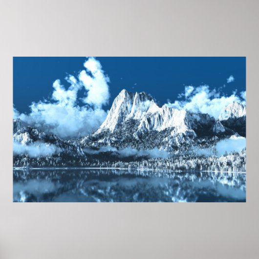 冬の崖 ポスター (正面)