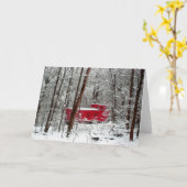 冬の嵐（グリーティングカード） カード (黄色い花)