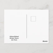 冬の嵐 ポストカード (裏面)