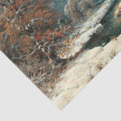 冬の川の風景、デコページ 薄葉紙 (詳細)