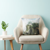 冬の川の風景、フランチェスコ・フォシ クッション (椅子)