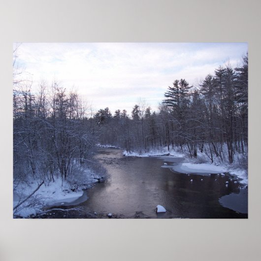 冬の川 ポスター (正面)