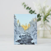 冬の川 ポストカード (スタンド正面)