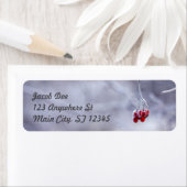 冬の差出人住所ラベル ラベル (インサイチュ)