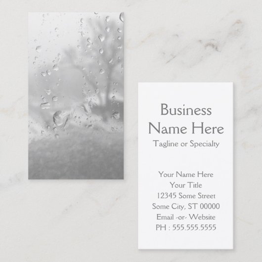 冬の市内窓 名刺 (正面/裏面)