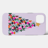 冬の市場04クリスマスツリーパープルホリデー Case-Mate iPhoneケース (裏面 (横))