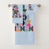 冬の市場10カラフルクリスマスツリー バスタオルセット (インサイチュ)