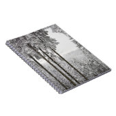 冬の常緑の森林 ノートブック (右側)