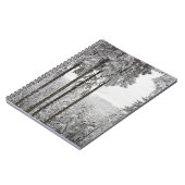 冬の常緑の森林 ノートブック (左側)