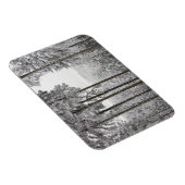 冬の常緑林 マグネット (右側)