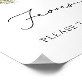 冬の常緑樹と松の好意を1つ取って下さい ポスター (角)