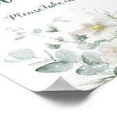 冬の常緑樹のエレガントなギフトに感謝の気持ちを込めて ポスター (角)