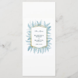 冬の常緑樹の葉の水色結婚青 メニュー