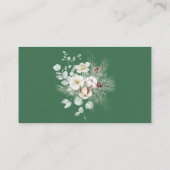 冬の常緑樹はキャンディーの数を推測する エンクロージャーカード (裏面)