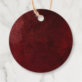 冬の常緑樹オ赤ちゃんシャワー フェイバータグ (裏面)