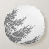 冬の常緑 ラウンドクッション (正面)