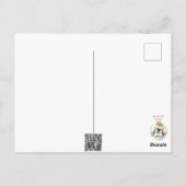 冬の帽子の可愛いペンギン共有居心地の良い瞬間 ポストカード (裏面)