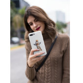 冬の帽子を着用してカスタマイズ可能なポスター Case-Mate iPhoneケース