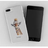 冬の帽子を着用してカスタマイズ可能なポスター Case-Mate iPhoneケース