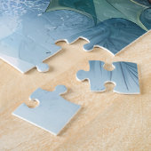 冬の平和に子羊とクリスマスエンジェル ジグソーパズル (側面)